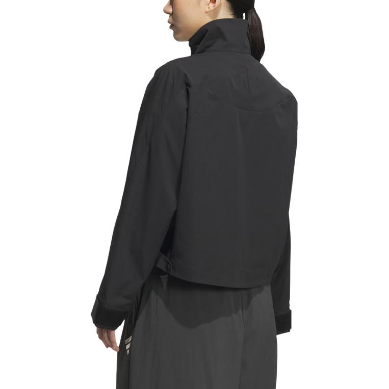 Adidas Fos Ss25 Woven Shorts Fashion Stand Collar Sports Casual Jacket Women Shorts KC2719