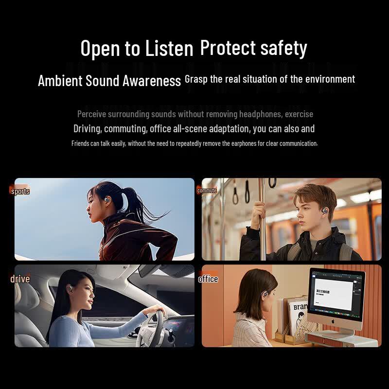 LINGCHEN J056 Ear-hook Bluetooth Sport Earphones