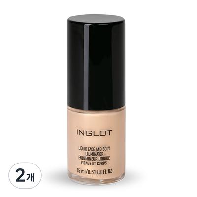 Rozświetlacz do twarzy i ciała INGLOT AMC 15ml, Nie. 69, 2 szt.