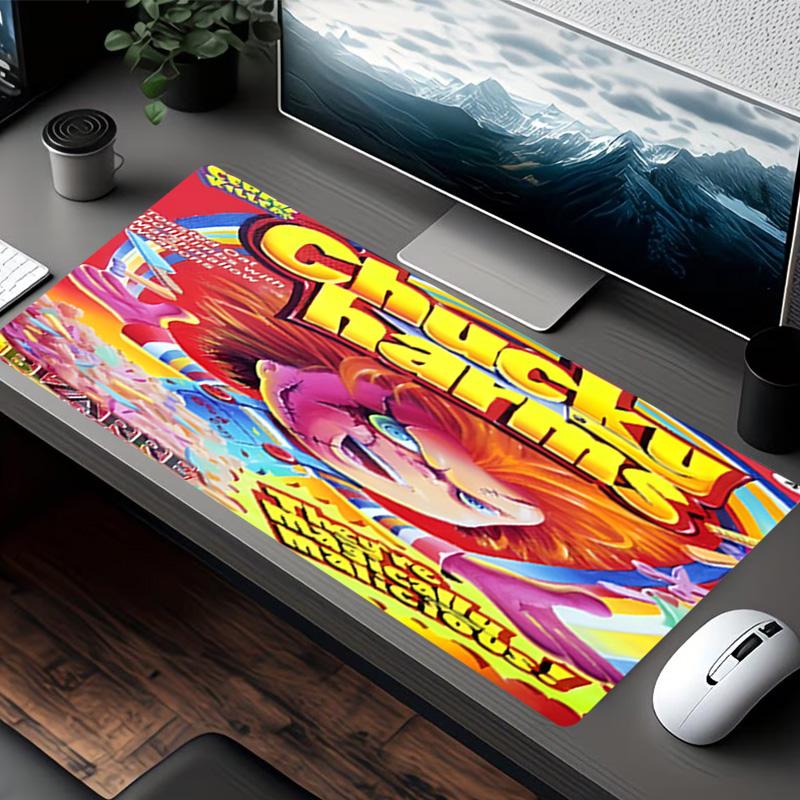 Chucky Print Mouse Pad, for Keyboard Pad Laptop PC Mat for Office Home Use, Desk Decor, Perfect Birthday Gift for Gamers