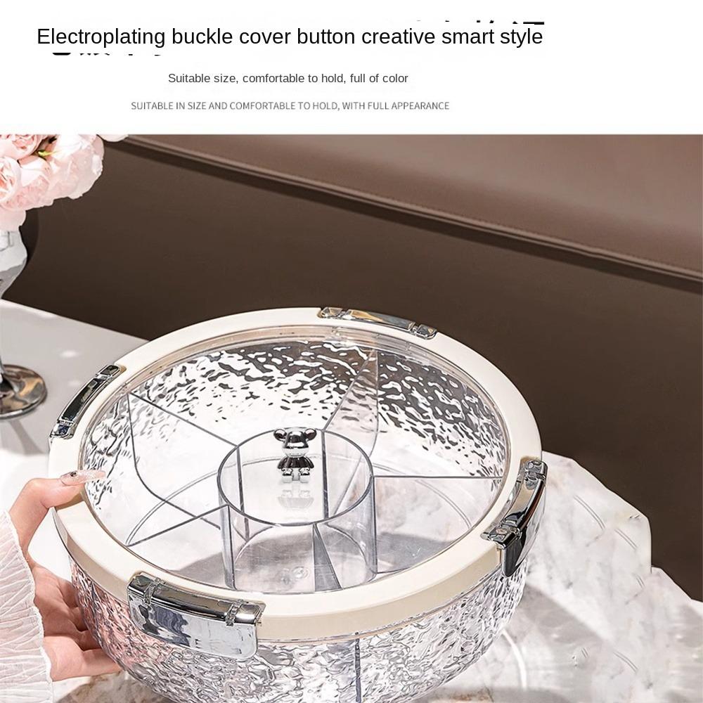 Snack Tray Food Tableware Set PET Divided Serving Tray New Spice Storage Container  Home