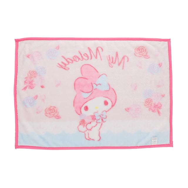 Marushin Sanrio My Melody Rose 70cm H x 100cm Cold Weather Product 3805002400 Throw, W, Polyester, Cute, Fluffy, Stylish, Protection, Energy-Saving,