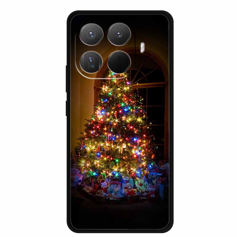 Christmas Phone Cases for Xiaomi 15T Pro 5G Case Protector TPU Silicone Soft Bumper Christmas Tree for Mi 15T Pro 5G Cover Coque