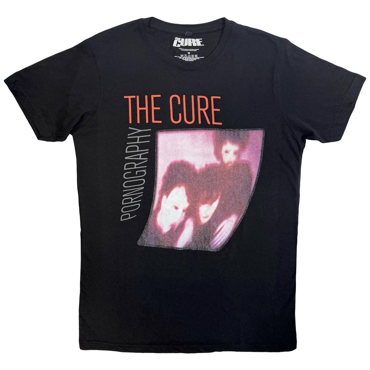 The Cure - Pornography Photo Warped - Black Carbon t-shirt XS