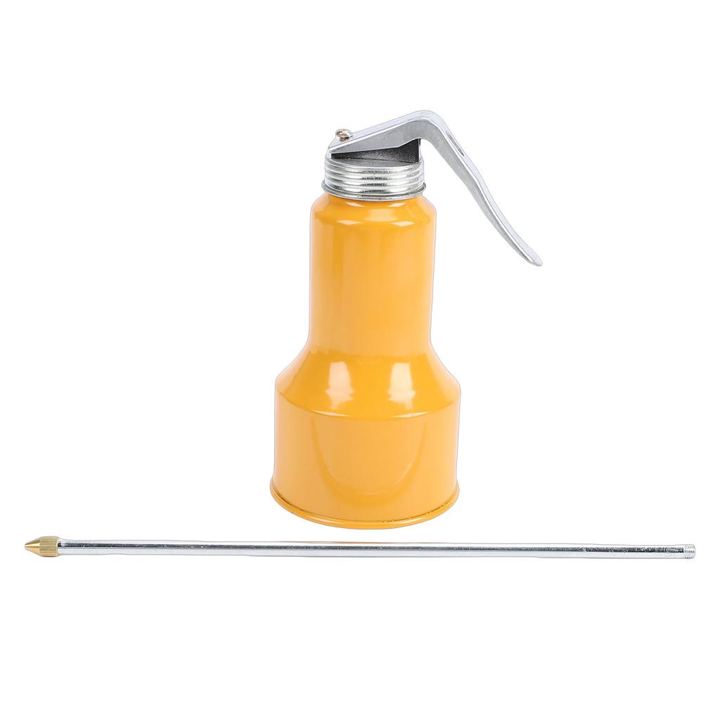 Hand Pump Oiler Can 400ml High Pressure Metal Lubrication Oiling Can Bottle with Metal Spout