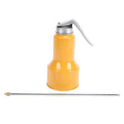 Hand Pump Oiler Can 400ml High Pressure Metal Lubrication Oiling Can Bottle with Metal Spout