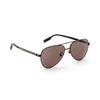 Montblanc Metal Pilot Sunglasses Unisex sunglasses Black MB0182S006