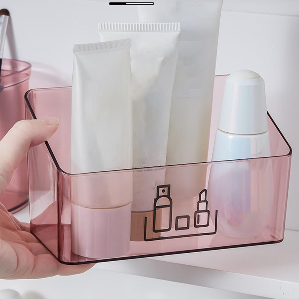 PS Mirror Cabinet Rectangular Bathroom Supplies Jewelry Organizer Desktop Organizer Desktop