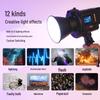 Yingbang 80W Handheld Video Fill Light - Cold/Warm Three-Color Soft Light for Outdoor Shooting, Weddings, and Live Streaming.