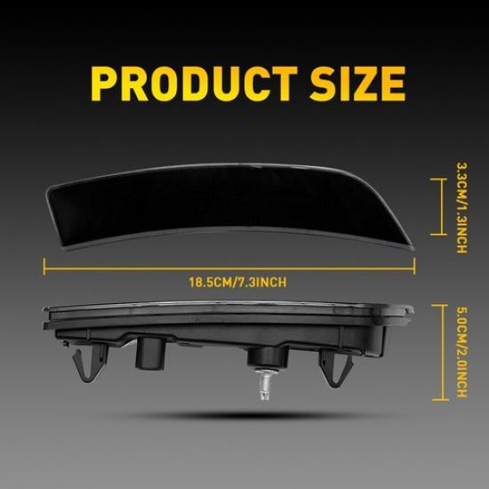 JDM Smoked Full LED Amber Side Marker Lights For -up Toyota GR86 Subaru BRZ