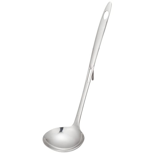 Endo Shoji Commercial Dining Ladle, Large, 18-8 Stainless Steel, Made in Japan, BSK6302