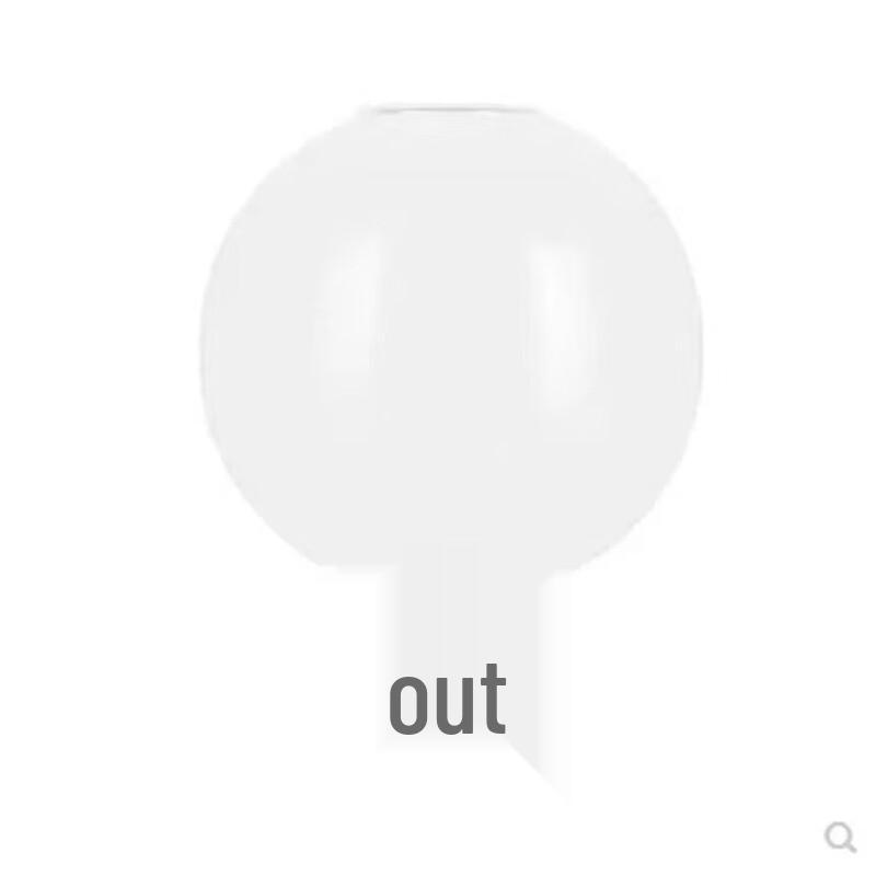 Outdoor Solar Spherical Acrylic Pillar Light