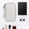 Digital Storage Bag with Lanyard Waterproof Separate Storing Portable Data Cable USB