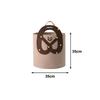 1pc Large Capacity Home Storage Box, Laundry Bin, Felt Storage Basket, Children's Plush Toy Storage Bucket