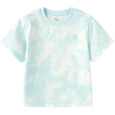 Balabala Chłopięca Letnia Koszulka z Krótkim Rękawem Tie-Dye