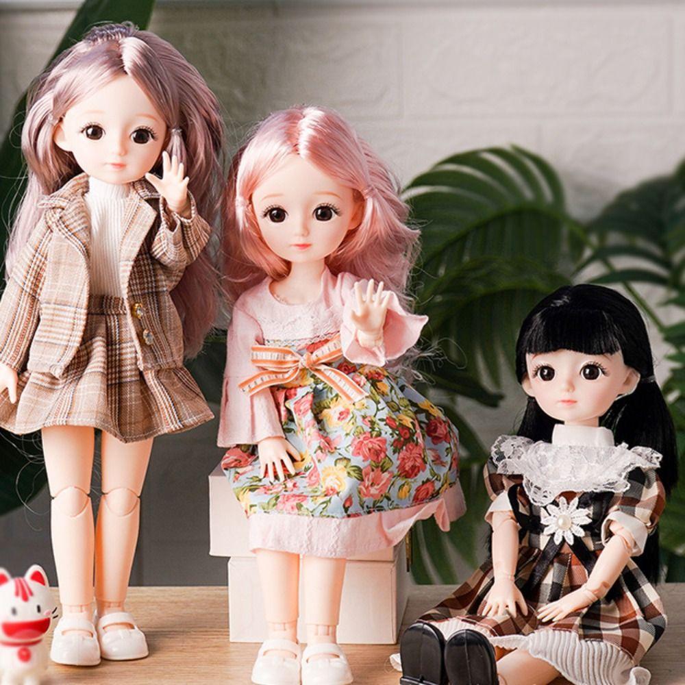 1/6 SD Princess Dress Up BJD Dolls Attractive Eyes Princess Makeup Ball Joint Doll Babies