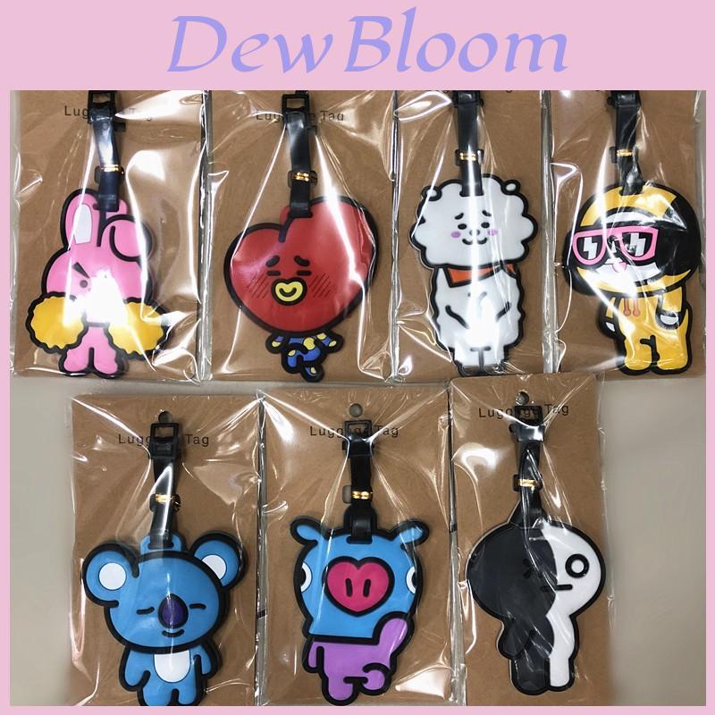 Bangtan Kpop Boys Bts Bt21 Tata Chimmy Cooky Rj Koya Mang Shooky Luggage Tag