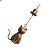 Metal Kitten Wind Chimes Outdoor Garden Decoration Harmonious Sound Rustproof