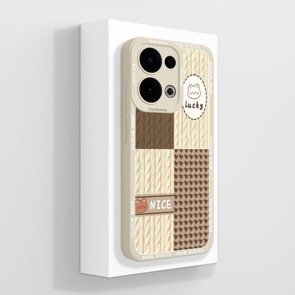 Für Oppo Reno13 Pro 12F F27 A3 NFC Realme C75 Realme 14 Pro Plus A40 A40m A60 Hülle Hübsche Avocado Weiche Flüssigkeit Silikon Stoßfeste Abdeckung für Oppo Shell