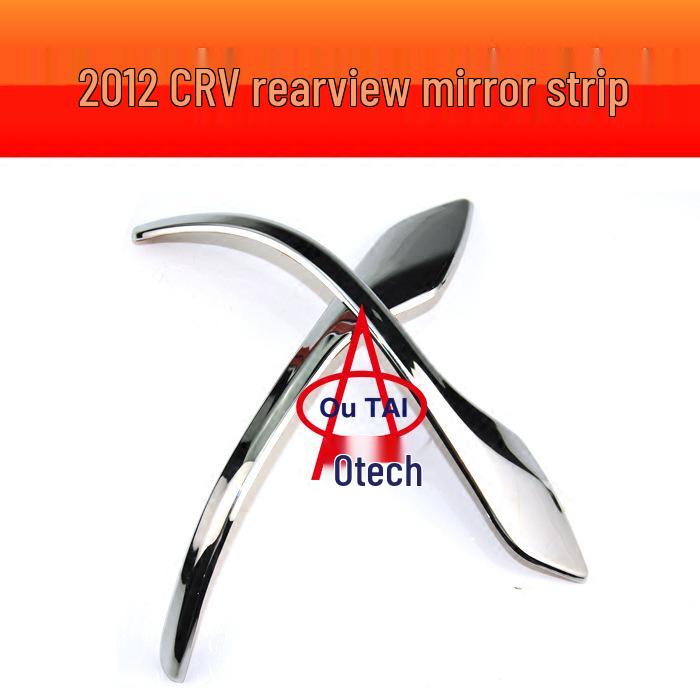 Honda CRV 2012-2022 Rearview Mirror Cover Anti-Scratch Trim with Decorative Bright Strip