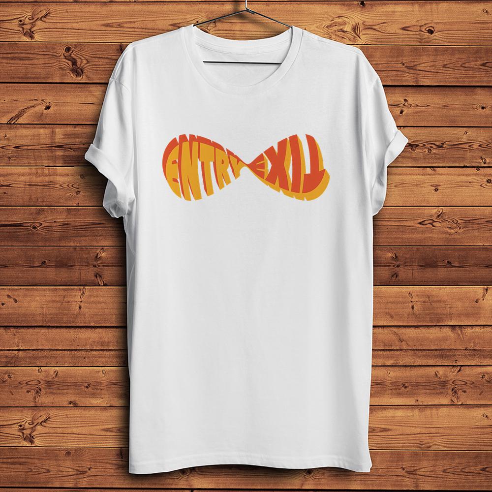 Mobius strip Loop Tree Funny geek TShirt Unisex Homme Short Sleeve breathable Tee Unisex Streetwear geeker T Shirt nosticker