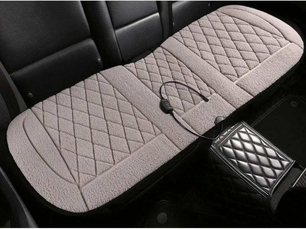 Heated Rear Car Seat Cover Car Heating Cushion Winter Heated Seats Auto Seat Warmer 12V Seat Cushion For Rear Car Seats Cushion