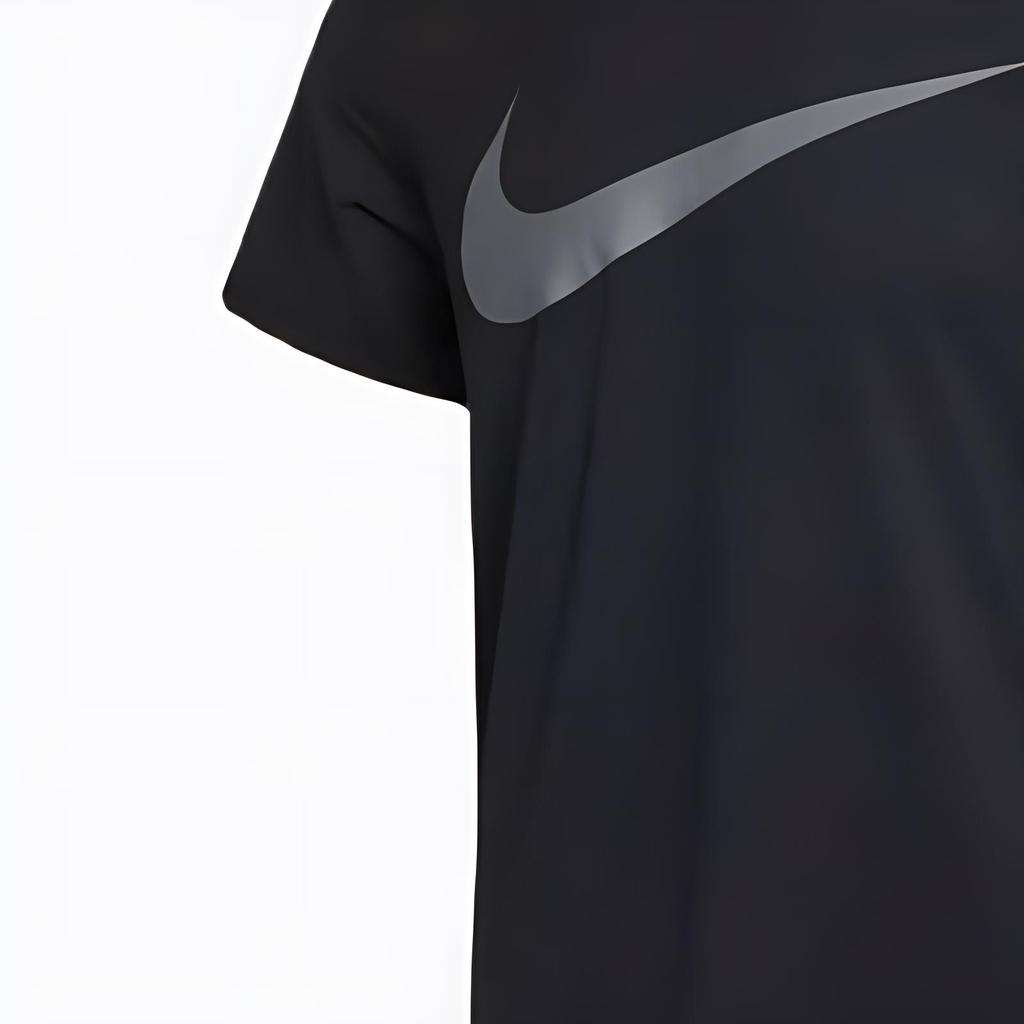Nike Logo Print American Vintage Crew Neck Loose Short Sleeve T-Shirt Men T-Shirts Black DQ1930-010