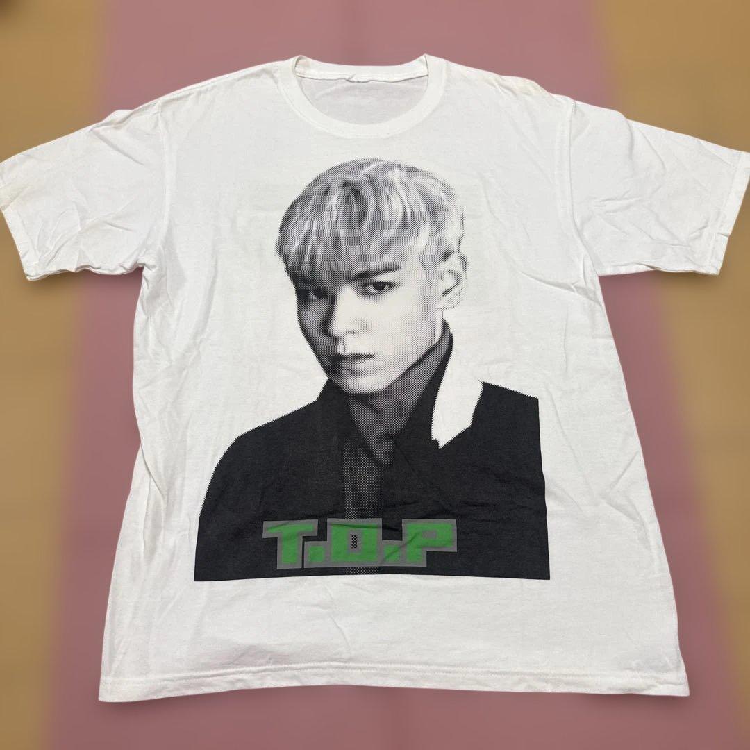 

[Б/У] Футболка с принтом T.O.P из BIGBANG