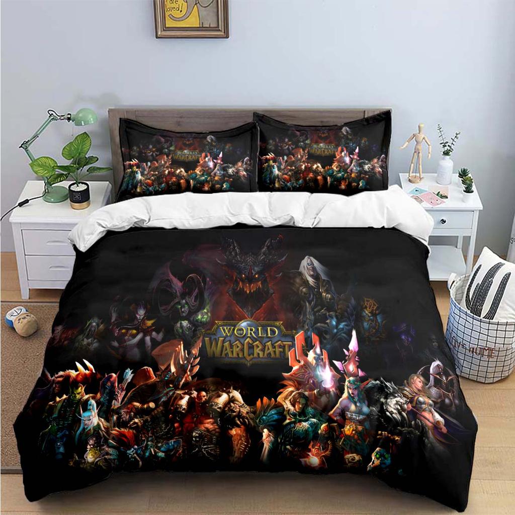 Hot Fashion 3D Game W-Warcraft  Print Bedding Sets Bed Supplies Set Duvet Cover Bed Comforter Set Bedding Set Luxury Gift