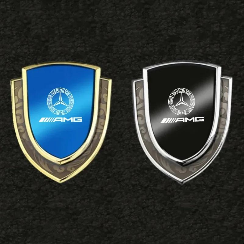 Naklejka Samochodowa Dla Mercedes Benz Stop Metalu Naklejki Samochodowe Emblematy Naklejki Emblemat na Boczne Szyby Akcesoria dla Mercedes Benz AMG GLC W20
