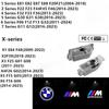 2/4Pcs LED Car HD Door Welcome Light For BMW E70 F15 E90 E92 E60 E61 E65 F01 F02 F10 F15 F30 F48 M5 G30 G38 X1 X2 X3 X4 X5 X6 M3
