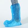10Pairs Durable Waterproof Disposable Rain Shoe Covers High-Top Boot Waterproof and Pollution Prevention Anti-Slip PE Material