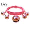 Cute Fashion Adjustable Nylon Dog Puppy Big Bells Collar Necklace Pet Supply