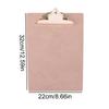 Golden Metal Clip Wood Clipboard 3 Sizes Notes Ticket Holder Wood Color Folder  Office School