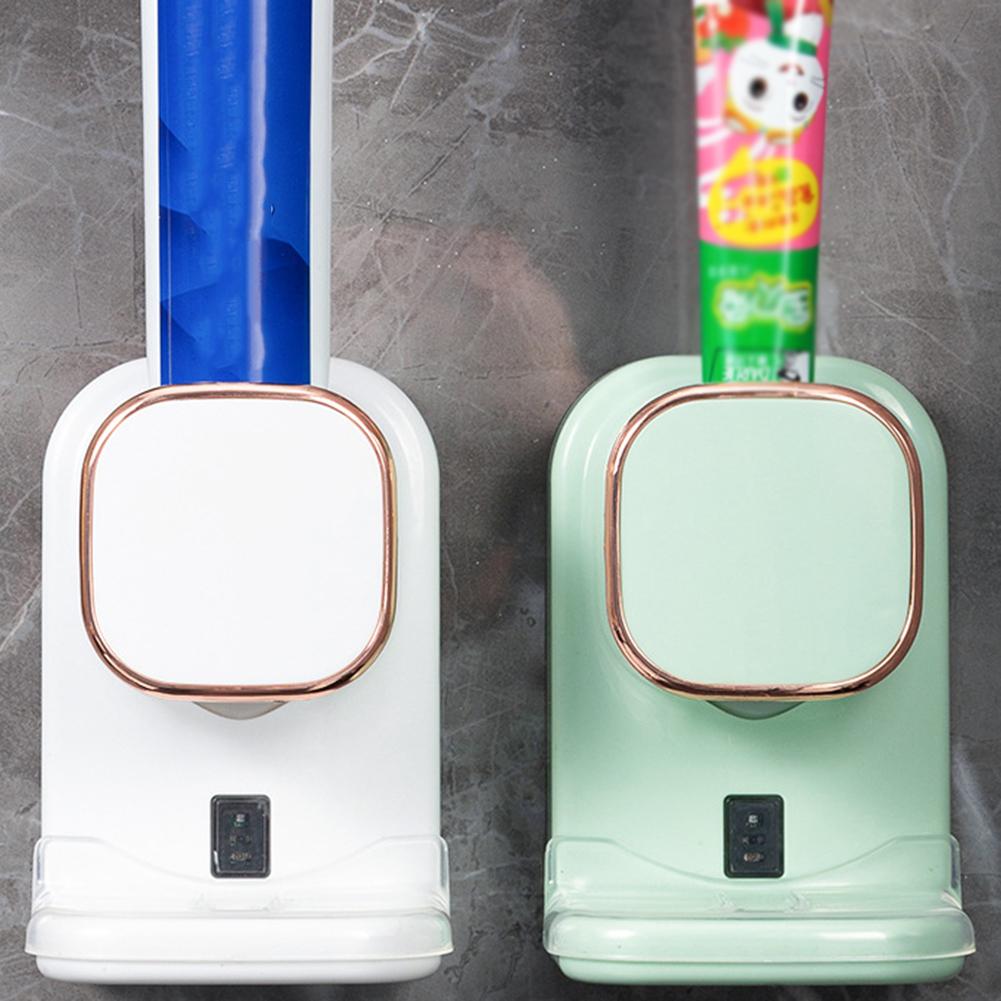 Rechargable Toothpaste Rack Removable Toothpaste Dispenser with Sensor Washable Detachable Washroom Bathroom Accessories
