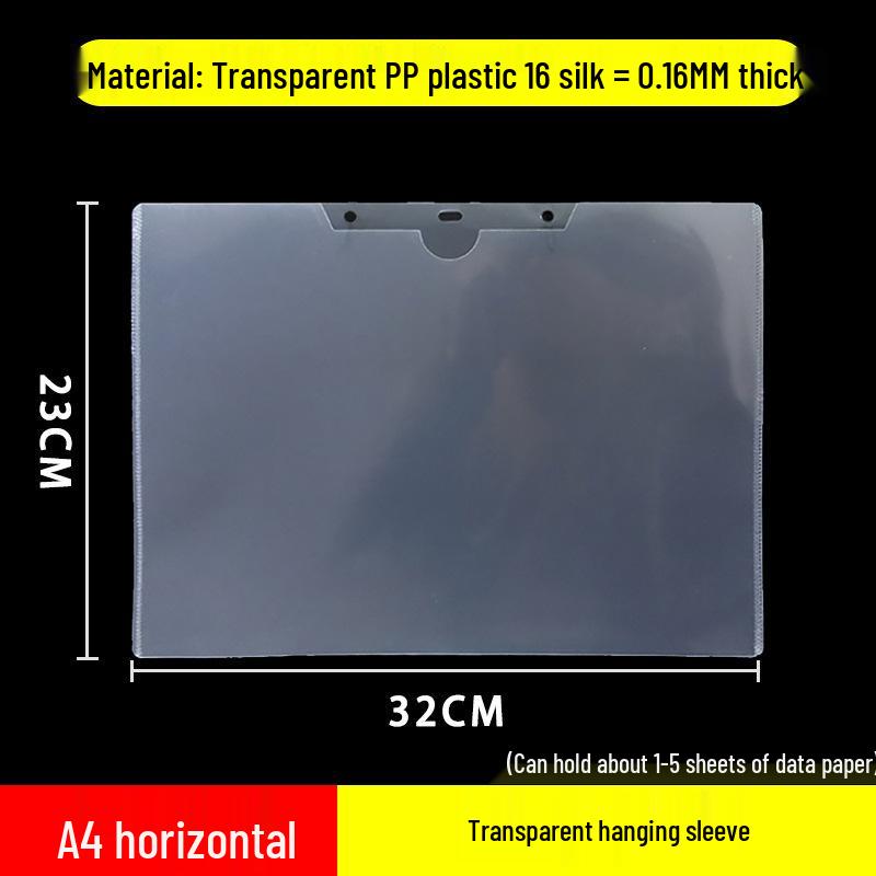 Durable Translucent Multi-Size Document Sleeve & Organizer