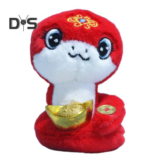 

Китайский Новый год плюшевая змея 2025 Зодиак счастливая змея фигурка мягкие игрушки талисман кукла игрушка для весеннего фестиваля подарки A