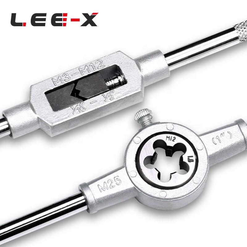 LEE-X 40 PCS TAP&DIE SET Tapping Die Set for Hand Tapping Tools (small Frame) 40PC Metric Thread Gauge Complete Tap Die Set