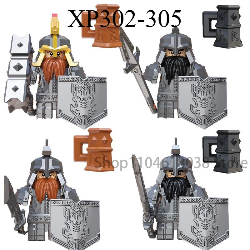 Medieval Military Noble Knights Building Blocks Figures Accessories Helmet Armor Shield Sword MOC Bricks Toys Friends Gifts