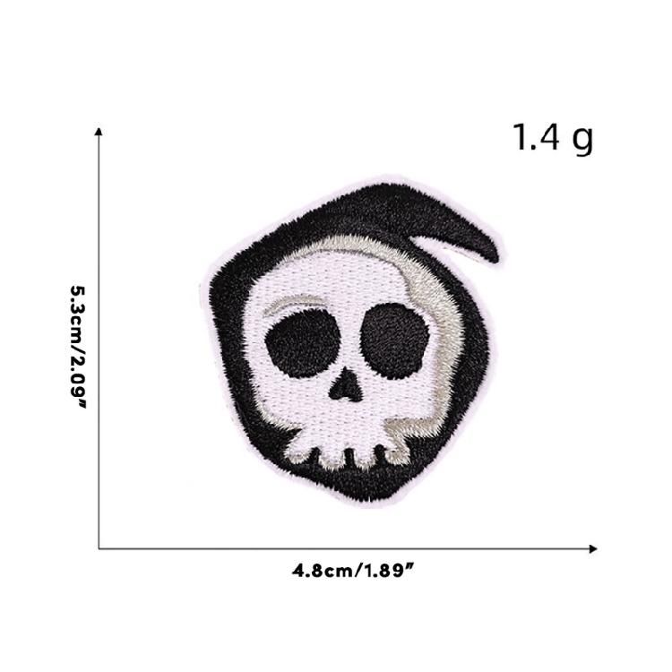 Halloween Party Supplies Embroidered Patch Set with Pumpkin, Spider and Bat