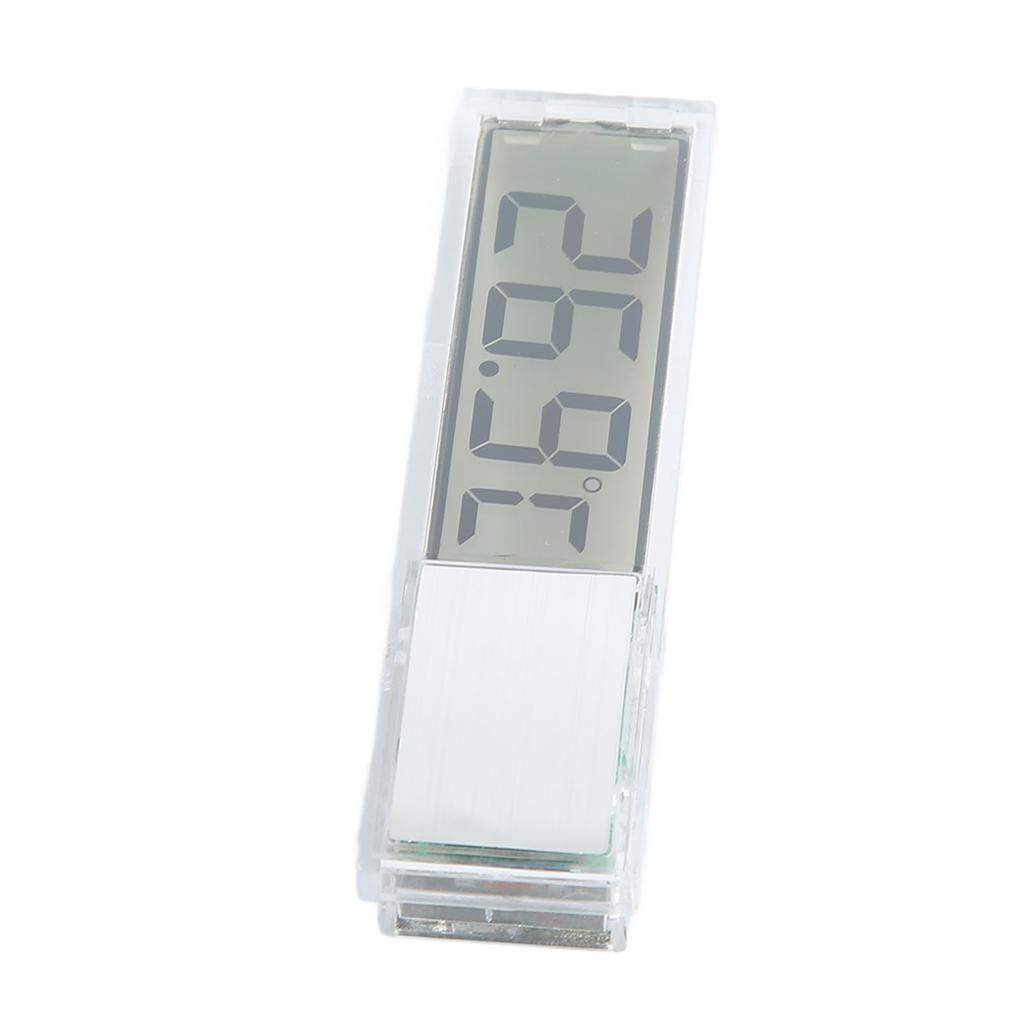 Aquarium Thermometer 3D LCD Electronic Transparent Digital Fish Tank Thermometer for Water Temperature Measurement