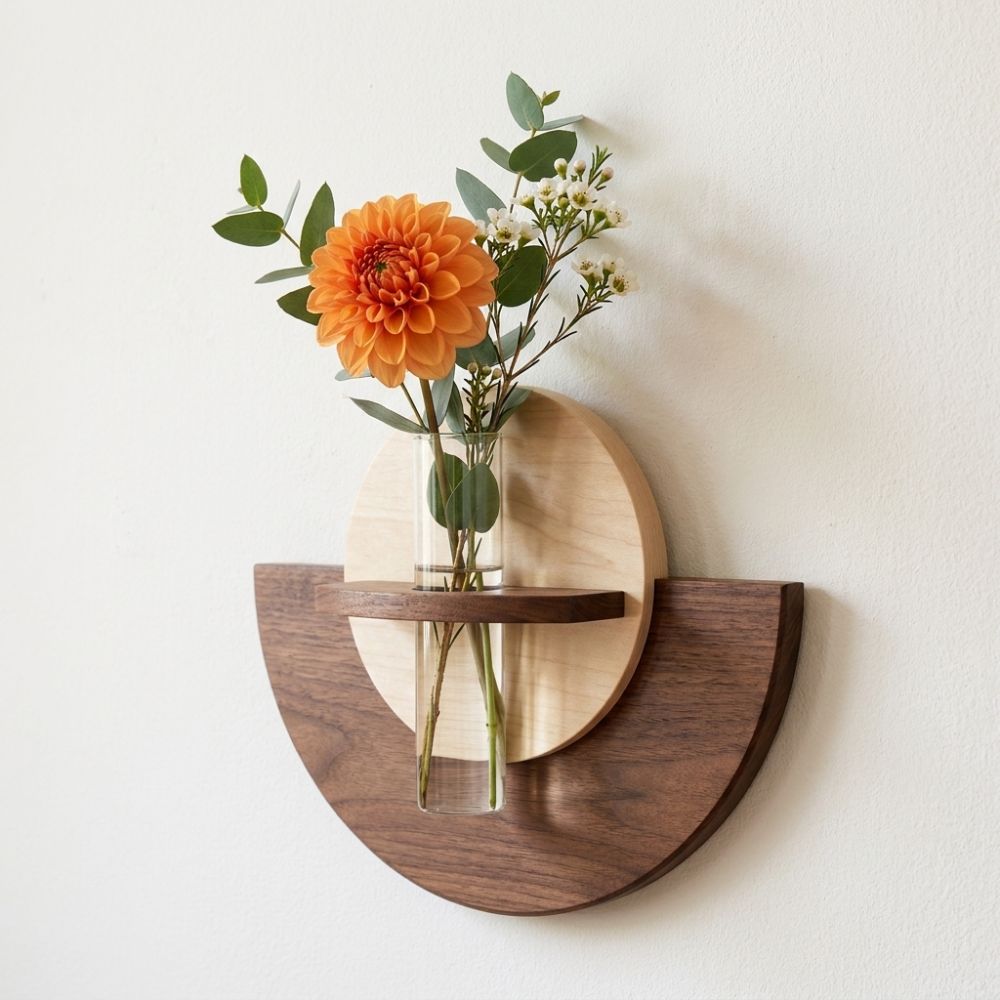Hydroponic Display Wall Flower Vase Space Saving Hanging Plant Panel  Home Room Decor