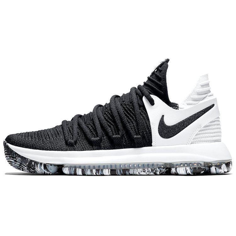 

Кроссовки унисекс Nike KD 10 Black White Черно-белые 897815-008