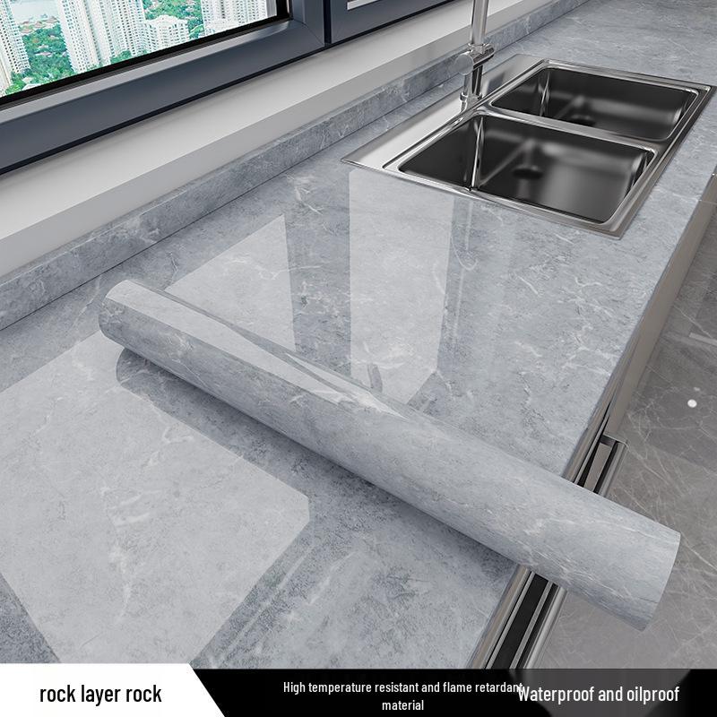 Eco-Friendly Kitchen Anti-Oil Stickers: Self-Adhesive, Waterproof, Heat-Resistant Tile and Stove Top Renovation Wallpaper.