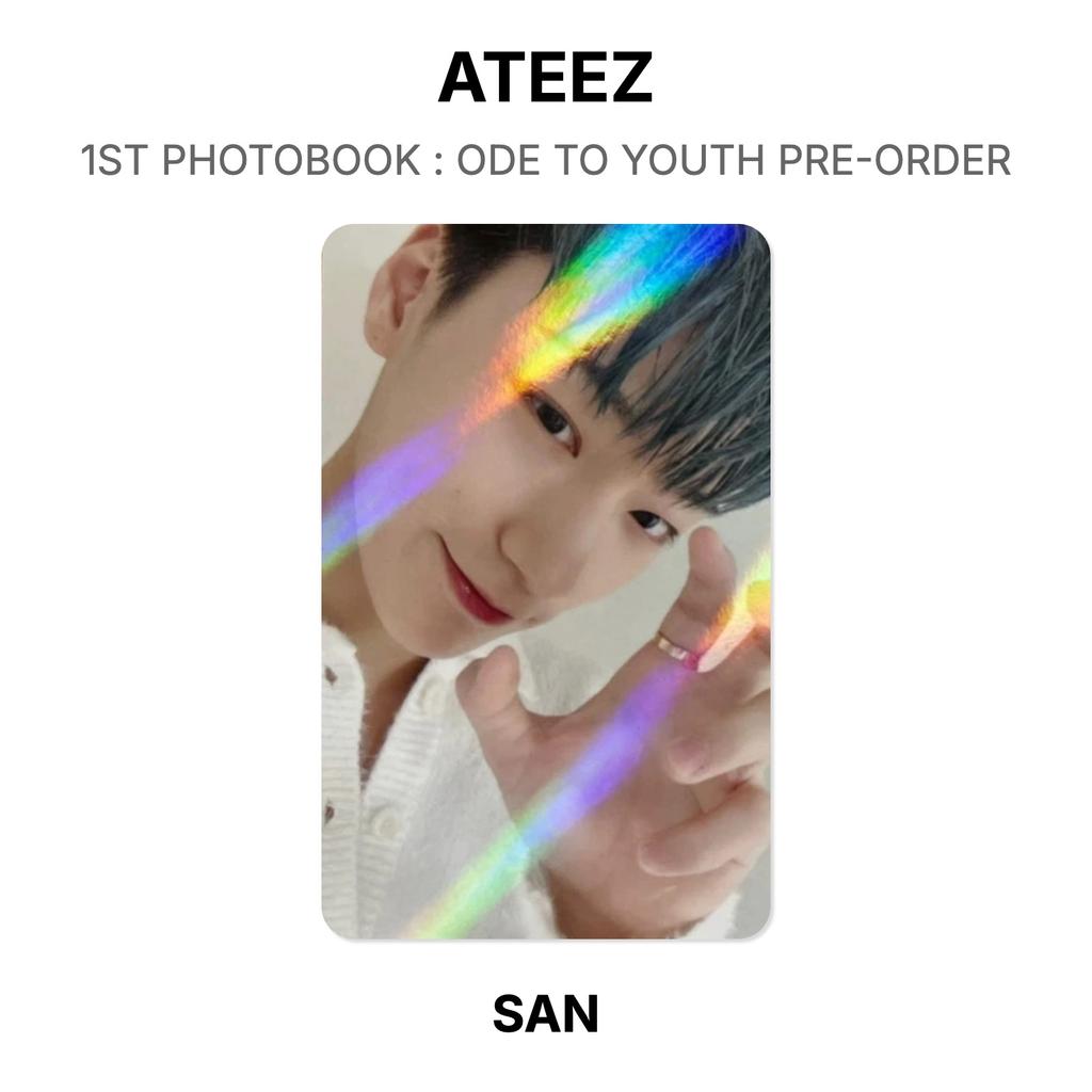 ATEEZ PRIMO FOTOLIBRO : ODE ALLA GIOVINEZZA PRE-ORDINE Fototessera Ufficiale