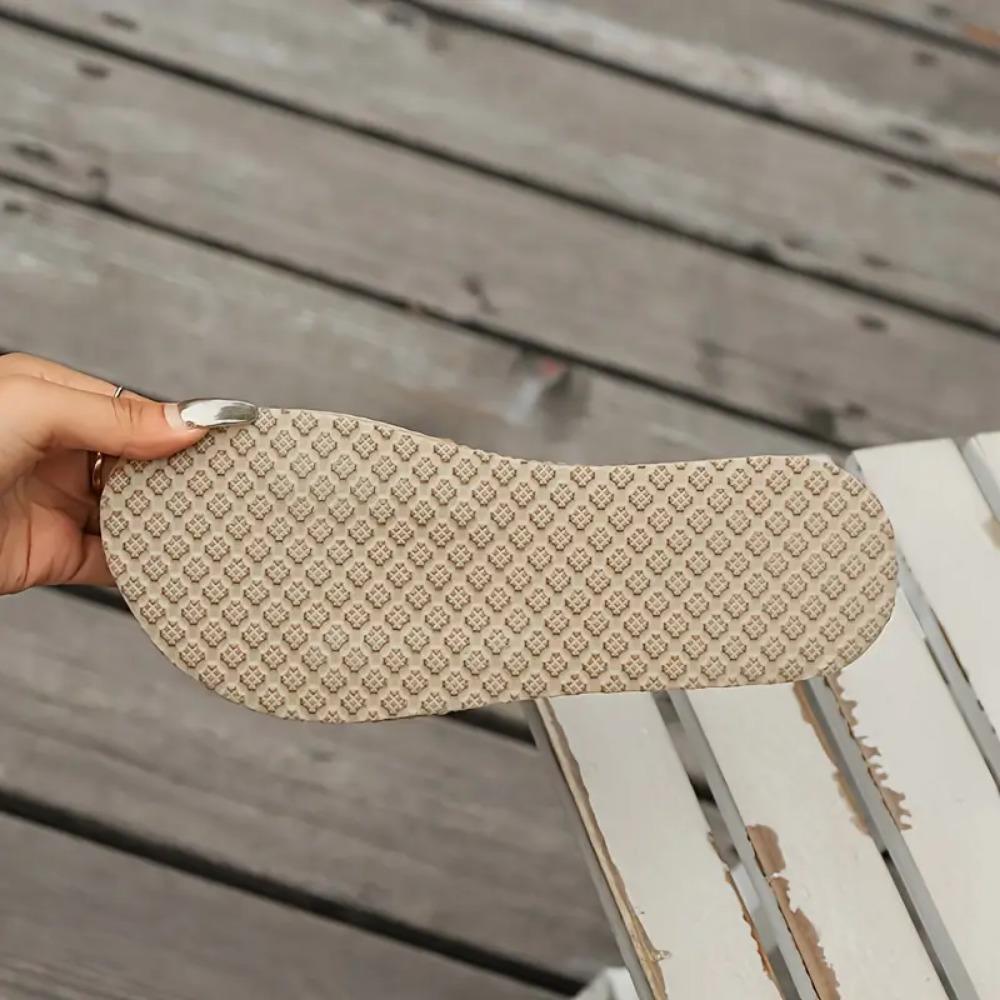 Dames Slippers met Bloemendecoratie - Casual Open Teen Comfort Slides, Wit met Gele Middenstukken, EVA Zool, Zomer Strandkleding, Casual Schoenen