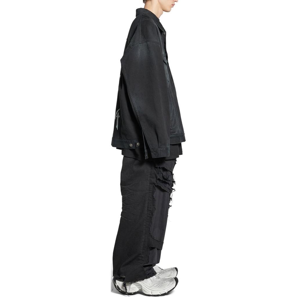 Balenciaga Oversized Button Up Denim Jacket 793892TNW111672