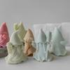 Multifunctional Halloween Dwarf Silicone Mold Faceless Gnome Aromatherapys Candle Mold Halloween Ornament Resin Molds