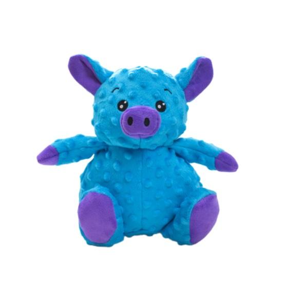 

Pet Toy Bite-Resistant Plush Foam Pig Shape Chew Toy Relieves Anxiety Boredom Pet Teeth Cleaning Grinding Toy