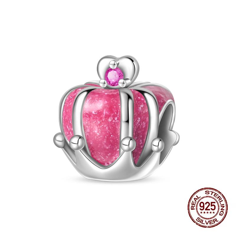 New Copper Perfume Luminous Eggshell Charms Beads Fit Pandachoriginal Bracelet Diy Fine Birthday Jewelry Gifts